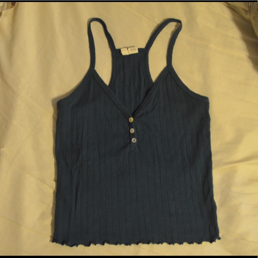 Green tank top